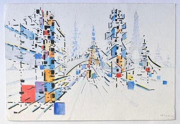 Jean Pierre Collin (1935-2025) - Paris - Tour Eiffel -