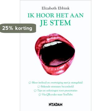 Ik hoor het aan je stem 9789046811528 Elizabeth Ebbink, Verzenden, Zo goed als nieuw, Elizabeth Ebbink