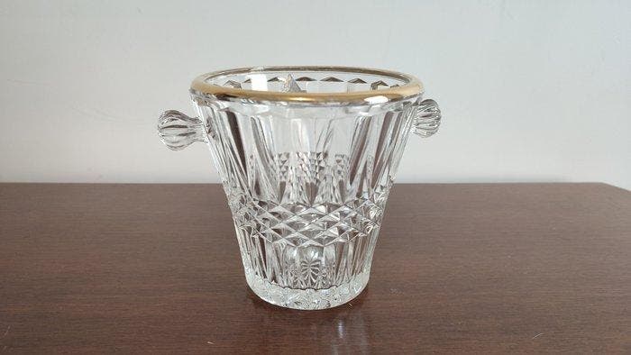 Cristal 24% PB Glas Austria - Ijsemmer - Kristal - ijsemmer,, Antiek en Kunst, Antiek | Meubels | Tafels