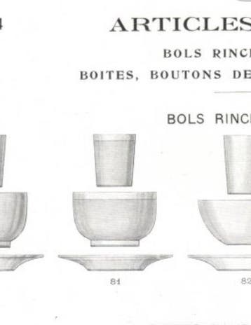 Saint Louis - Kom (5) - Kristal, Antiek en Kunst