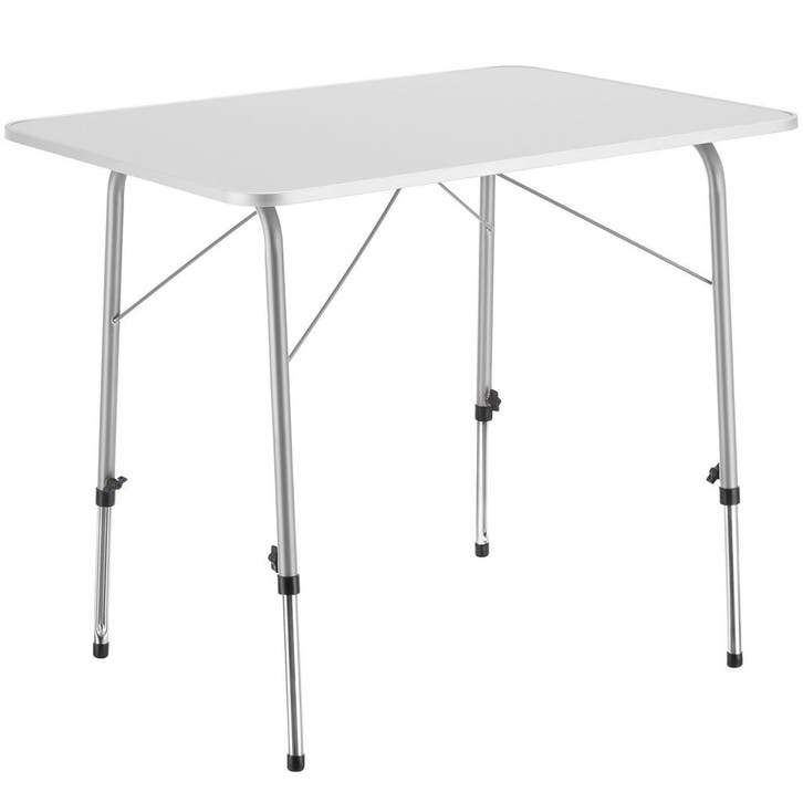 tectake Campingtafel inklapbaar en in hoogte verstelbaar 80x, Caravans en Kamperen, Kampeeraccessoires, Verzenden