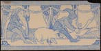 Jugendstil Tegel (2) - Meissner Ofen- un Porzellanfabrik -, Antiek en Kunst