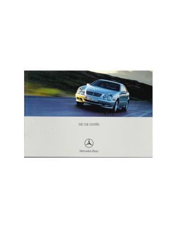 2000 MERCEDES BENZ CLK COUPÉ BROCHURE DUITS