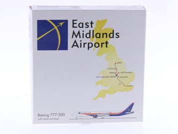 Schaal 1:500 Herpa 506496 East Midlands Airport - Boeing..., Ophalen of Verzenden, Gebruikt