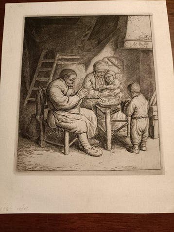 Adriaen van Ostade (1610-1685) - Benedicite