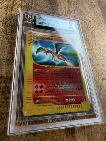 Pokémon - 1 Graded card - Charizard 6/165 Reverse holo -, Nieuw