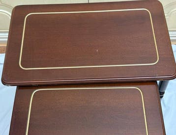 Table dappoint (2) - Bois - Ensemble de 2 tables gigognes
