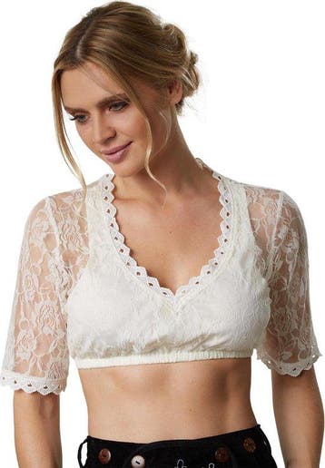 2dekans | Dressforfun Dirndlblouse Lotti L - verkleedkleding, Ophalen of Verzenden, Nieuw