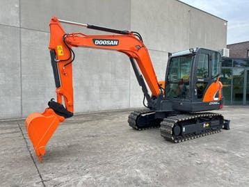 Veiling: Midigraafmachine Doosan DX55-9CN Diesel 2019, Ophalen