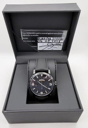 Hermann - Stellar Black PVD - Swiss Made Automatic -