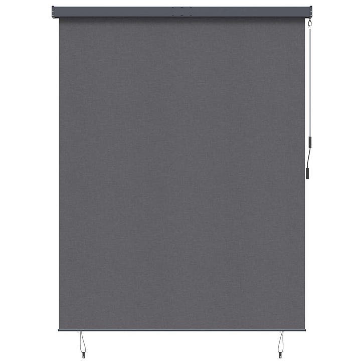 vidaXL Rolgordijn Antracietkleurig 200 x 250 cm Stof en, Maison & Meubles, Ameublement | Rideaux & Stores à lamelles, Envoi