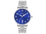Veiling - Accurist Londen Classic Heren Horloge Zilver/Blauw, Bijoux, Sacs & Beauté, Montres | Hommes