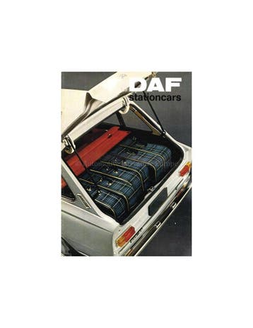 1969 DAF STATIONCARS PROGRAMMA BROCHURE NEDERLANDS, Nieuw