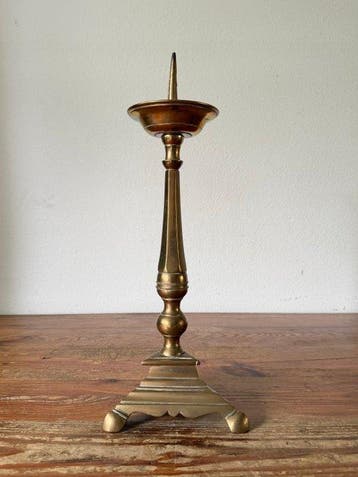 Chandelier - Cuivre - candélabre déglise, Antiquités & Art