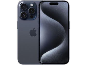 Apple iPhone 15 Pro - Blauw titanium - 128 GB - eSIM, Verzenden, Zo goed als nieuw