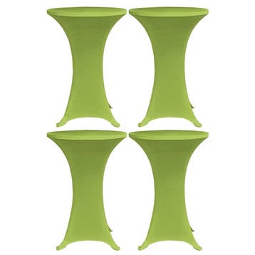 vidaXL Tafelhoes stretch 4 st 70 cm groen, Verzenden, Nieuw