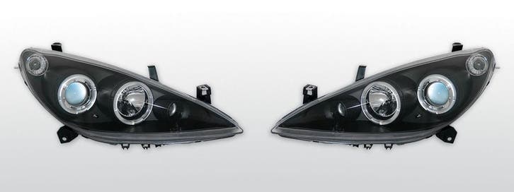 Koplampen Angel Eyes | Peugot 307 2001-2005 | zwart, Auto-onderdelen, Verlichting, Nieuw, Peugeot, Verzenden