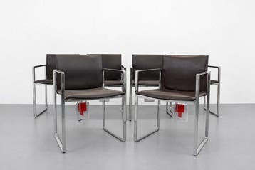Cassina - Piero Lissoni - Fauteuil (6) - Eve 184 - Leder,