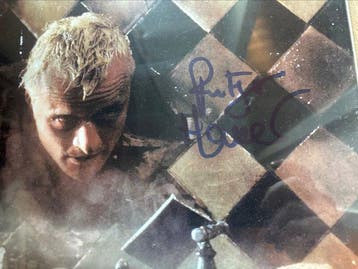 Rutger Hauer (Roy Batty) - Signed photo (28x35 cm), with, Nieuw