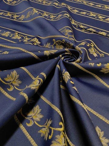 Tessuto Jacquard Italiano Alta Grammatura Stile Palazzo