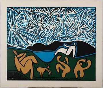 Pablo Picasso (1881-1973) - Bacchanale : Danse sous les