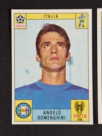 1970 Panini World Cup Mexico 70 - Italia: Domenghini &