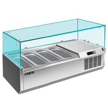 Opzetkoelvitrine | 3x 1/3 GN + 1x 1/2 GN | +2°C/+8°C |, Verzenden, Nieuw in verpakking