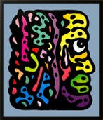 THECAVER (1983) - Headful (BIG SIZE PAINTING)