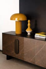 Lampe de table - Métal - Lampe Champignon, Antiquités & Art