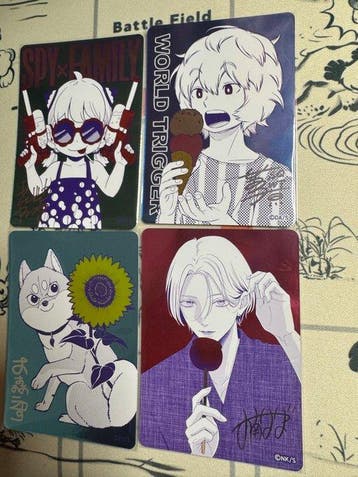 Shueisha - 4 Card, Verzamelen, Overige Verzamelen, Nieuw