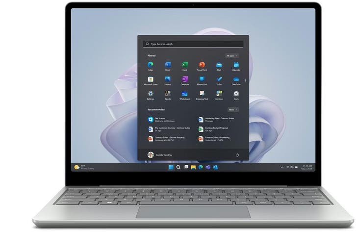 Microsoft Surface laptop GO 3 12,4 , 8GB , 256GB SSD ,, Computers en Software, Windows Laptops, 2 tot 3 Ghz, SSD, Qwerty, Zo goed als nieuw