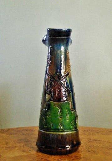 Vlaams Aardewerk / Poterie Flamande - Kan - Kustlandschap, Antiek en Kunst
