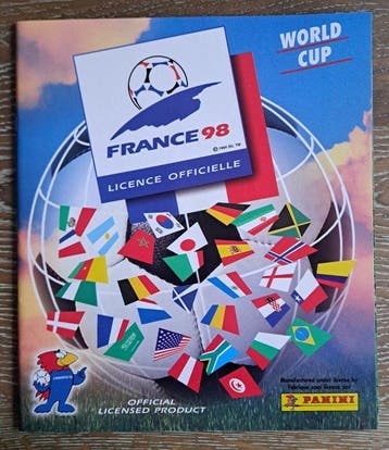 Panini World Cup France 98 - Italian Danone Junior-Edition