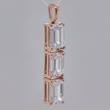Zonder minimumprijs - Hanger - 14 karaat Roségoud - 2.00ct.