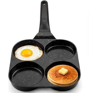 2dekans | CeraFusion Pancakepan 4-vaks Ø8 cm – Inductie –, Ophalen of Verzenden, Nieuw
