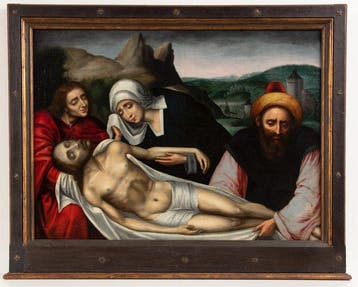 Jan Metsys (1510-1575) - Grablegung Christi