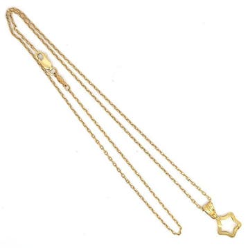 Collier avec pendentif - 18 carats Or jaune
