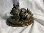 Jane Le Soudier (1885 - 1973) - sculptuur,  Les Lapins - 6
