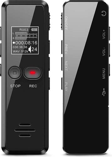 2dekans | Auronic Digitale Voice Recorder - Dictafoon - 8GB, Ophalen of Verzenden
