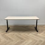 Refurbished bureau, 180x80 cm, Licht eiken - zwart, Huis en Inrichting, Bureaus, Nieuw