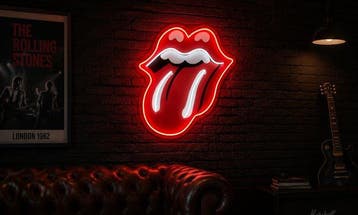 Rolling Stones - Enseigne lumineuse - polyester