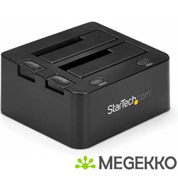 StarTech.com USB 3.0 dubbel harddisk docking station met, Verzenden, Nieuw