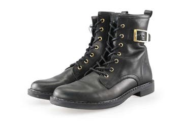 Giga Veterboots Meisjes in maat 37 Zwart, Verzenden, Jongen of Meisje, Schoenen, Zo goed als nieuw