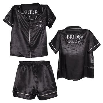 Zwarte Pyjama Bridesmaid Maat S, Verzenden, Nieuw