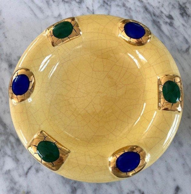 Vide-poche (2) - Émaux de Longwy - France, Antiquités & Art, Antiquités | Verre & Cristal