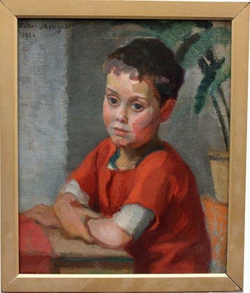 Esther Mengold (1877-1954) - Portrait of a child