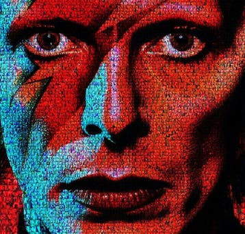 David Law - Crypto David Bowie X- Format XL 60x60
