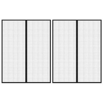 vidaXL Insectendeurgordijnen 2 st magnetisch 230x160 cm, Verzenden, Nieuw