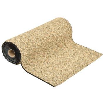 vidaXL Grindfolie 150x60 cm natuurlijke zandkleur, Verzenden