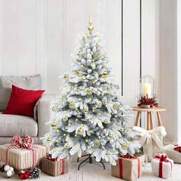 vidaXL Kunstkerstboom met 150 LED met standaard Wit 150 cm, Verzenden, Nieuw